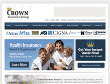Tablet Screenshot of crowninsgroup.com